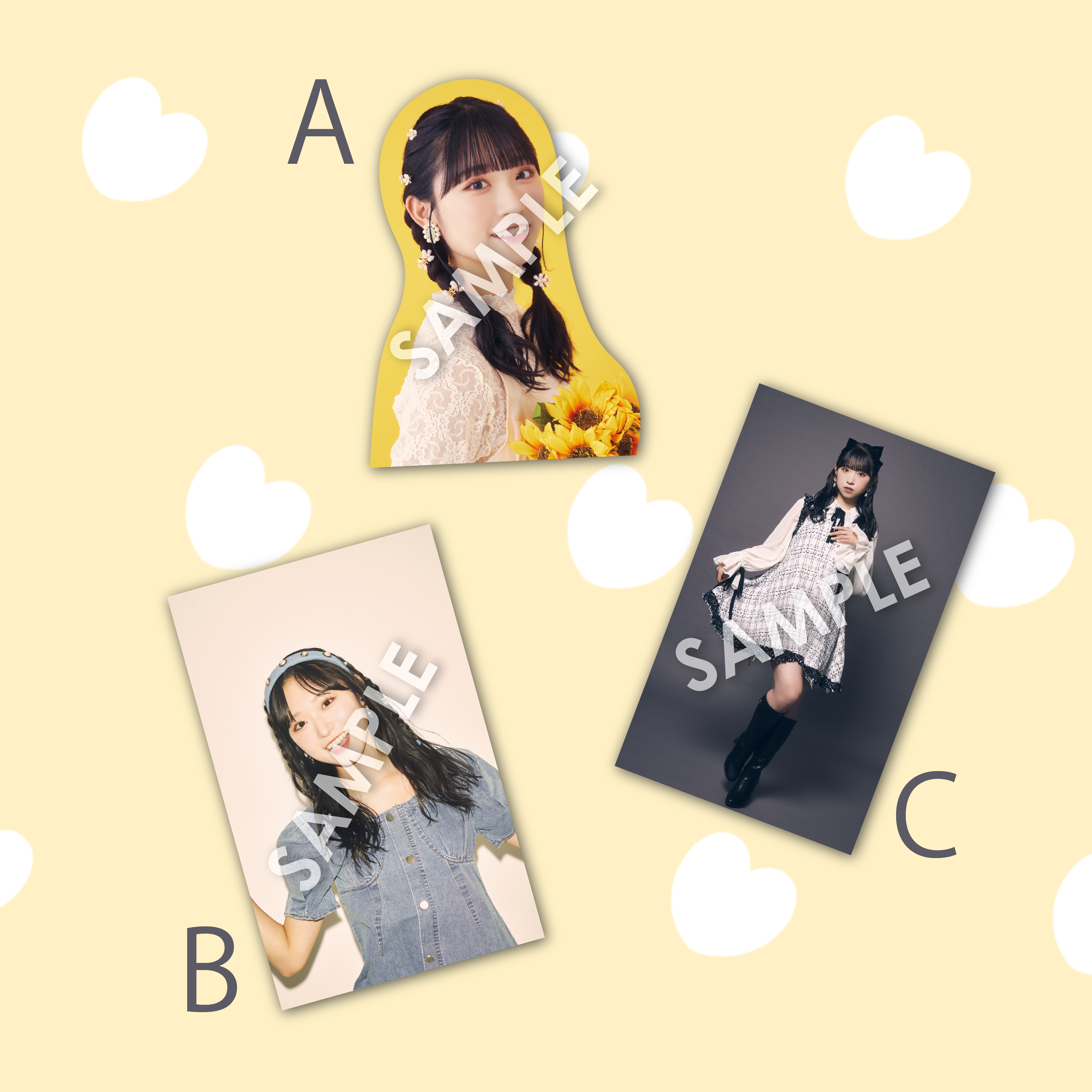 山内瑞葵 ステッカー3種 – AKB48 オフィシャルソログッズ 山内瑞葵 ステッカー3種 – AKB48 オフィシャルソログッズ