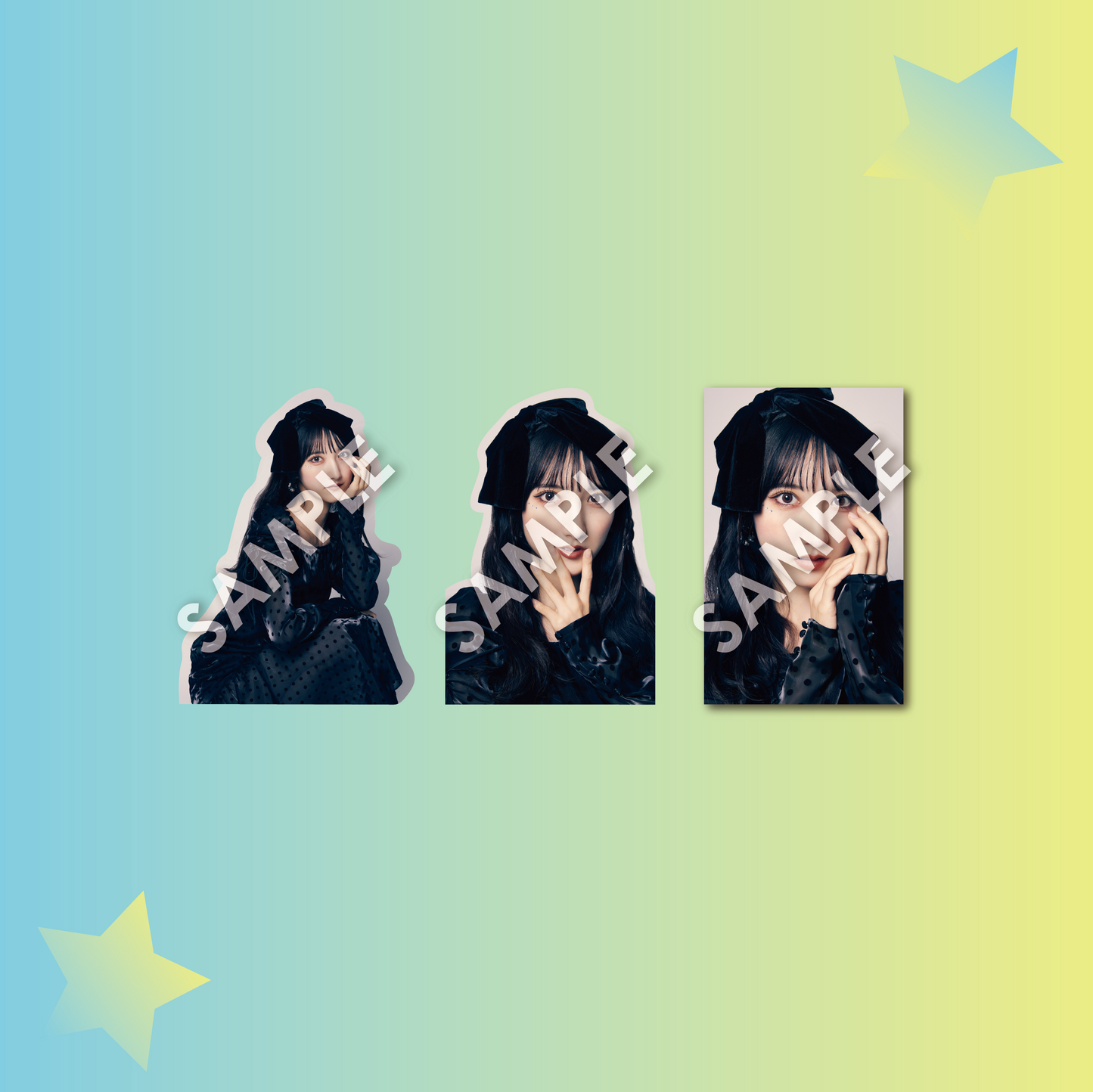 長友彩海 ステッカー3枚SET A