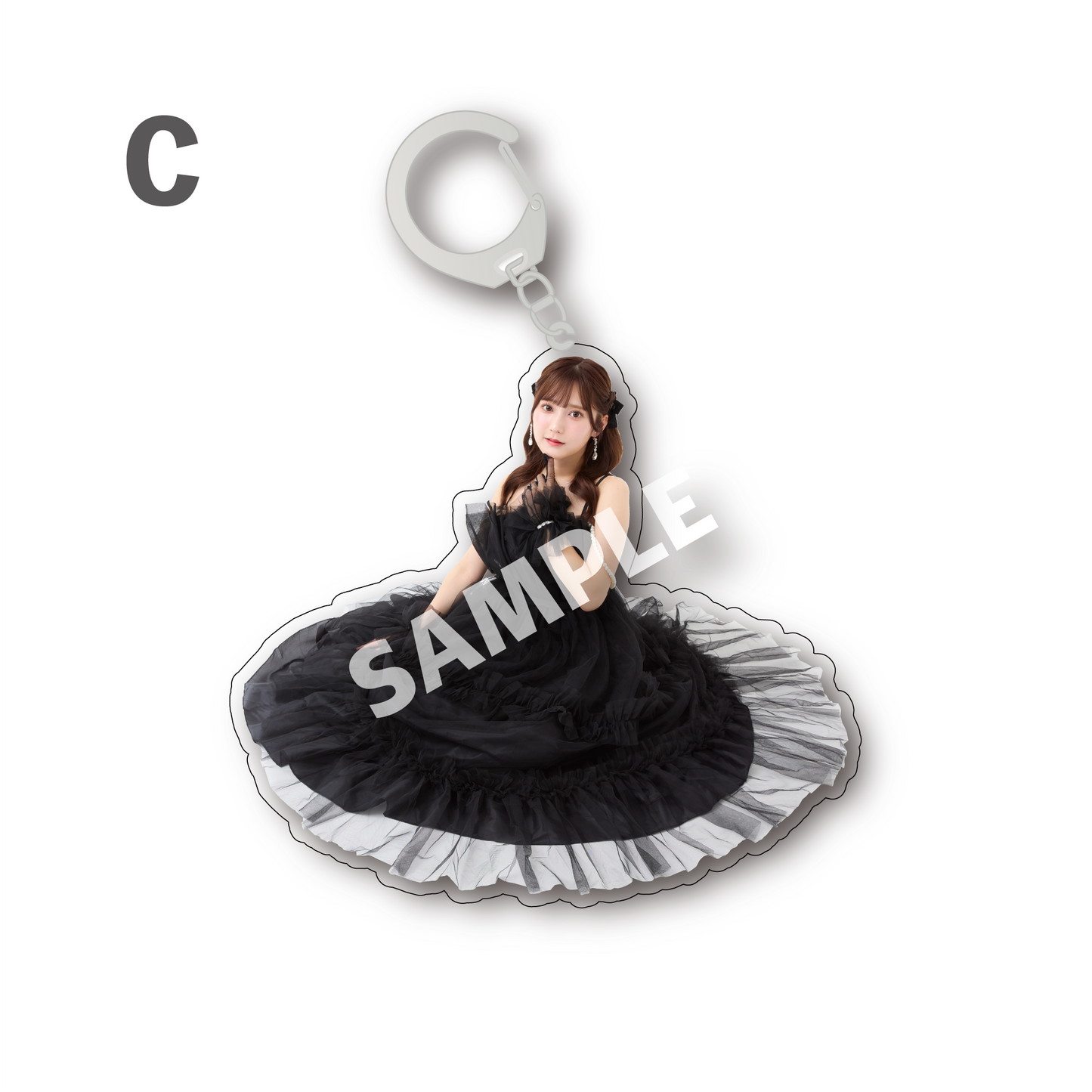 鈴木くるみ 20歳記念アクリルキーホルダー C