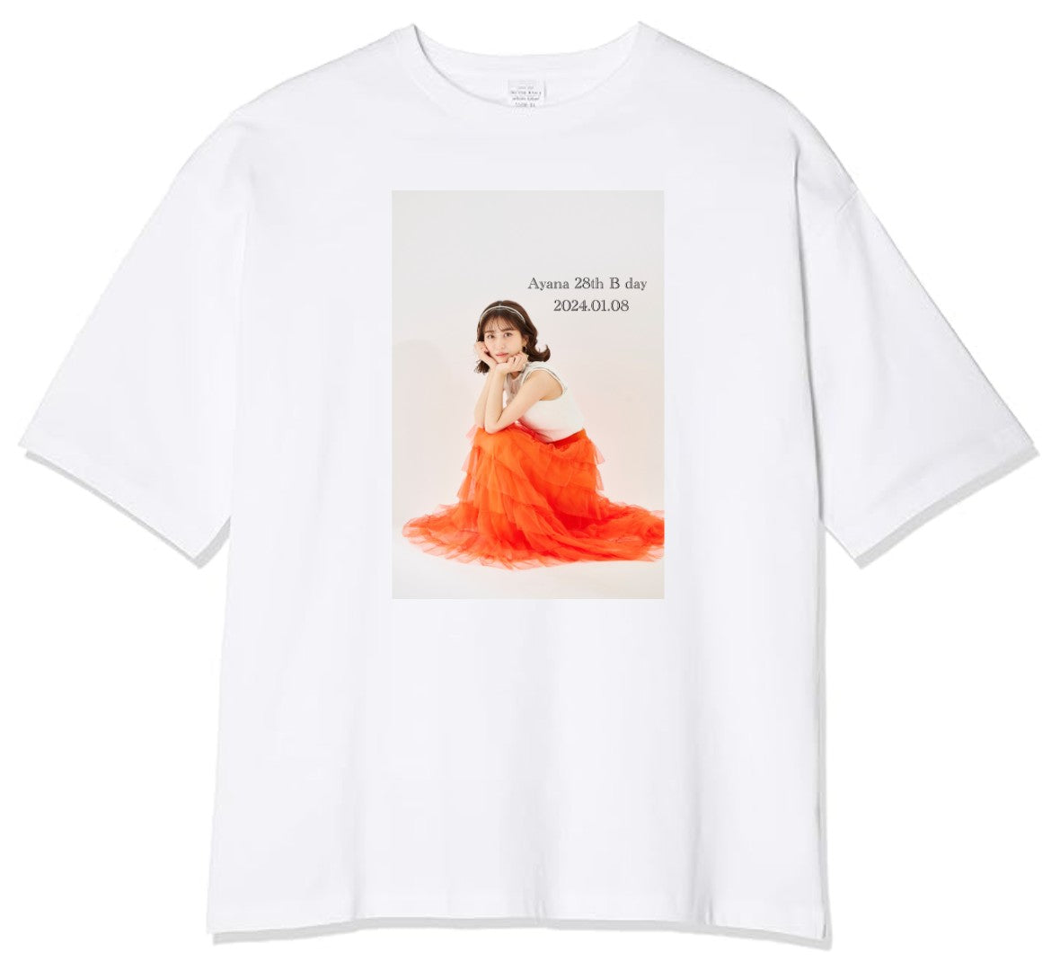 【特典チェキ】篠崎彩奈 28th Birthday Event 2024特別Tシャツ