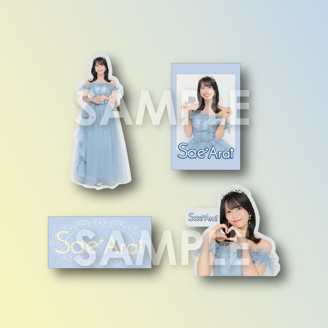 新井彩永 ステッカー4枚セット